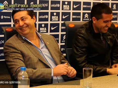 Angelici sobre Riquelme: “Falta acordar un punto del contrato”