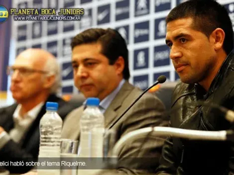 Angelici: “Las negociaciones con Riquelme están terminadas”