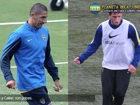 El “Cata” Díaz y Calleri no terminaron la práctica