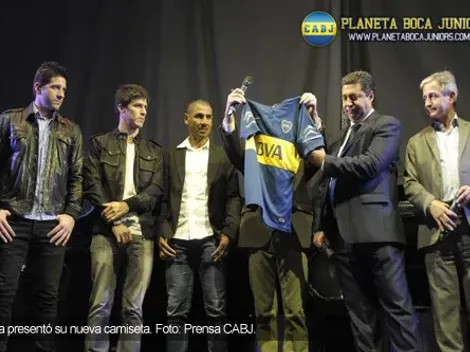 Se presentó la nueva camiseta de Boca