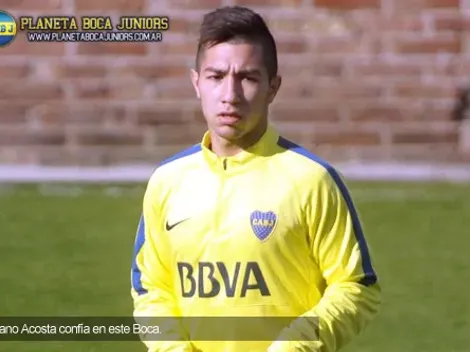 Acosta: “El objetivo de Boca es salir campeón”