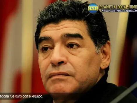 Maradona: “La peor versión de Boca que vi en mi vida”