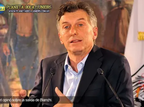 Macri: “Jamás le he dado una opinión a Angelici”