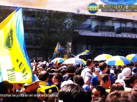 Banderazo en el Hotel Madero