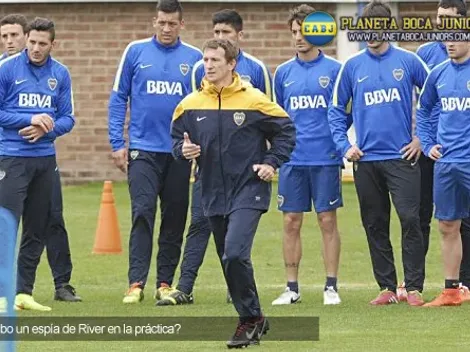 ¿Un espía de River en Boca?