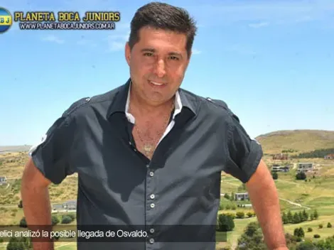 Angelici: “Osvaldo debe ceder más que Boca”