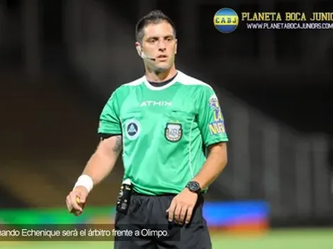 Echenique, el árbitro ante Olimpo