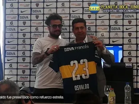 Osvaldo: “Sueño con que me vaya bien con esta camiseta”