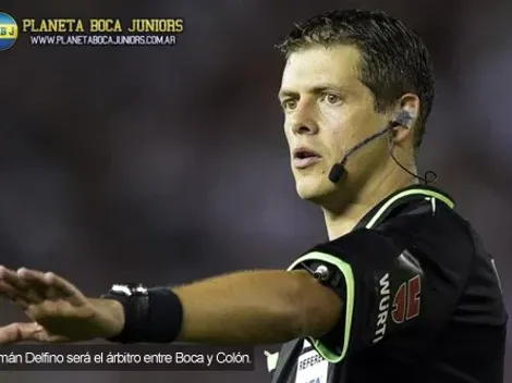 Delfino, el árbitro ante Colón