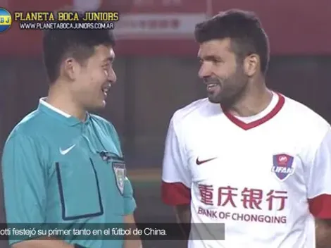 El primer gol de Gigliotti en China