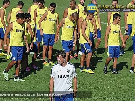 Diez cambios en el equipo