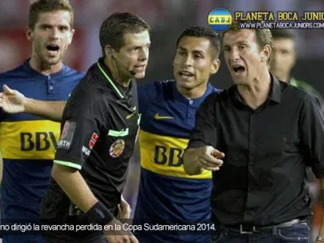 Delfino, el árbitro para la ida vs. River