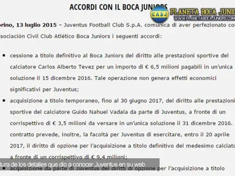 Los detalles de la negociación por Tevez
