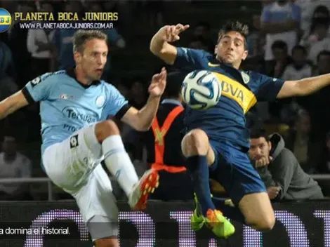Belgrano con la bandera azul y oro