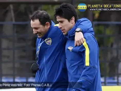 Pérez: “Me da mucha tranquilidad y felicidad ser jugador de Boca”