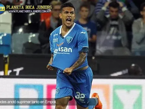 Paredes anotó su primer gol en Empoli