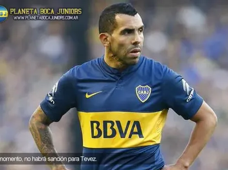 De momento, no habrá sanción de oficio para Tevez