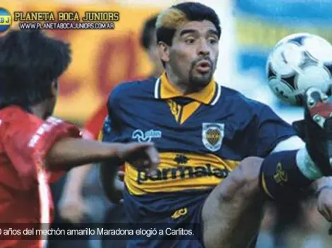 Maradona: “A nadie le queda mejor la 10 de Boca que a Carlitos”