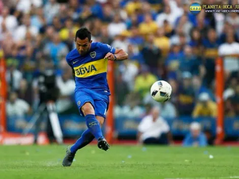 Tevez: “Me sentí bien de 9”