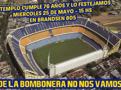 Festejamos los 76 años de La Bombonera