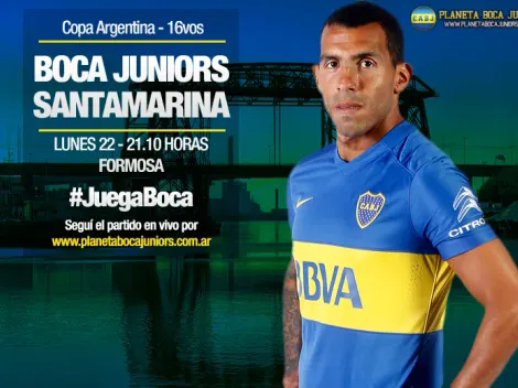 En vivo: Boca Juniors – Santamarina
