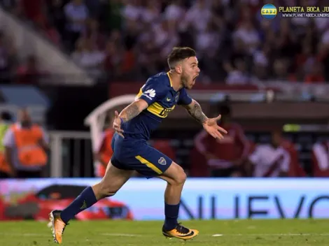 Nández contó a quién le regaló su camiseta del Superclásico