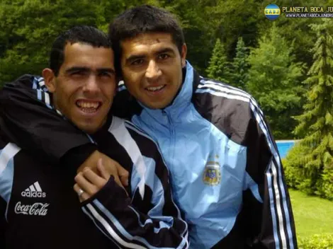Tevez habló de su relación con Riquelme