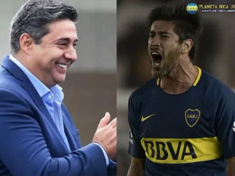 El gesto de Angelici con Pérez