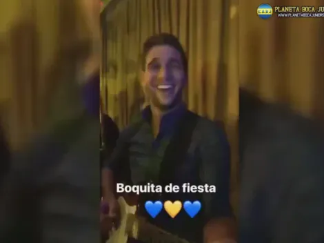 Tevez y Wanchope cantando con El Polaco y Magallán tocando la guitarra: el festejo íntimo de Boca