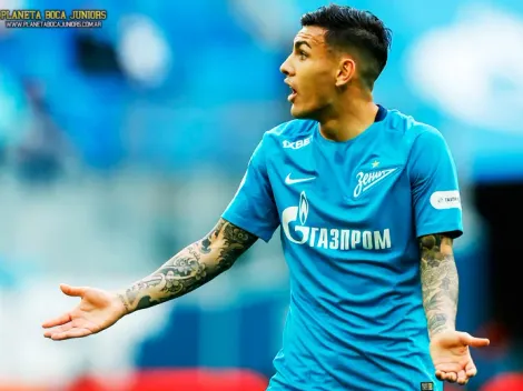 Paredes fue a ver a Boca y se llevó la camiseta de un excompañero