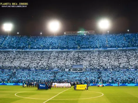 Una Bombonera celeste y blanca