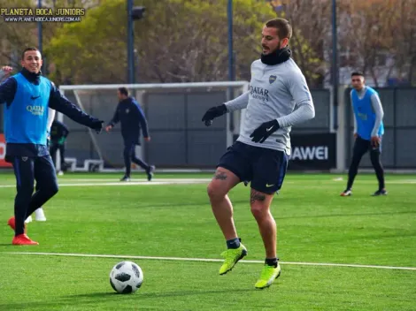 Está de vuelta: golazo al ángulo del Pipa en el entrenamiento