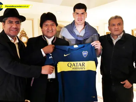 El encuentro entre Lampe y Evo Morales