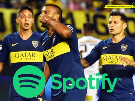 Boca presentó su alianza con Spotify