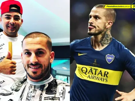 Locura por Boca: se rapó la cabeza con el festejo de Benedetto
