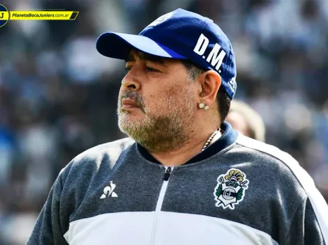 Maradona apoyó a Angelici y criticó a Riquelme