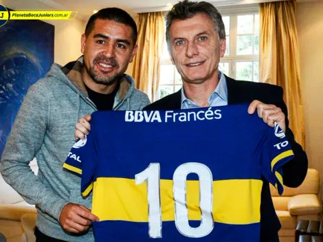 Riquelme y un pedido especial para Macri en plena votación