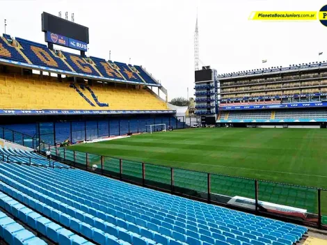 Obras en La Bombonera: el club prepara la quita de los vidrios en la platea baja