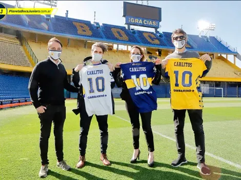 Boca presentó a Garbarino como nuevo sponsor: estará en la camiseta