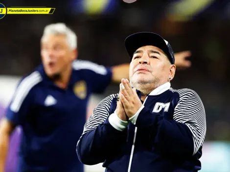 Maradona y un apoyo importante para el Boca de Russo