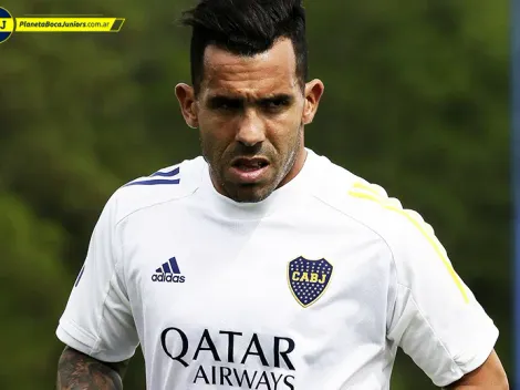 Tevez, Angelici y una foto que dio que hablar