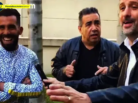 Tevez apareció en la vuelta de Tinelli a la TV con “El Insoportable”