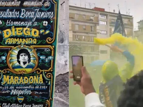 Lo mejor del homenaje a Diego en Nápoles