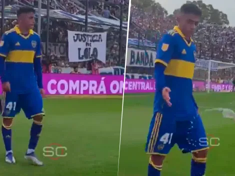 VIDEO | La reacción de Langoni cuando le tiraron un botellazo en La Plata