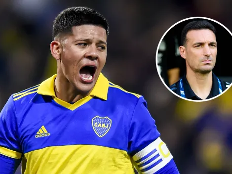 En el medio de los festejos, Rojo le hizo un pedido a Scaloni: “Se lo merece”