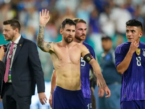 Un gesto de 10: el increíble elogio de Messi a Thiago Almada
