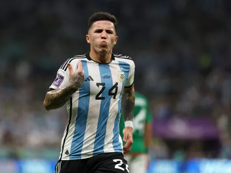 La alegría de Enzo Fernández tras la victoria ante México: “Se me cumplió el sueño”
