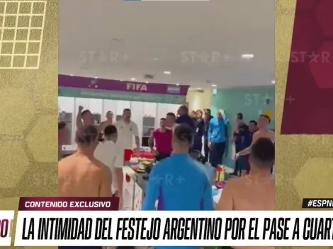 VIDEO | El festejo de Argentina en el vestuario y por qué no estuvo Messi