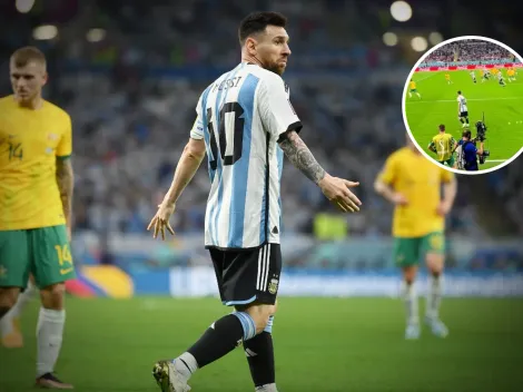 VIDEO | Destruidos en segundos: australianos cantaban contra Messi y justo llegó el gol 