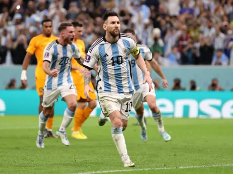 ¿Para Van Gaal? El sorpresivo gesto de Messi luego de meter su gol